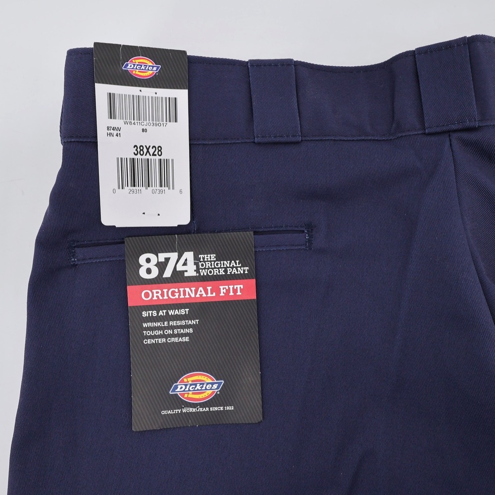 Dickies 874 Original Fit Work Pant Navy Blue Mens 38x28